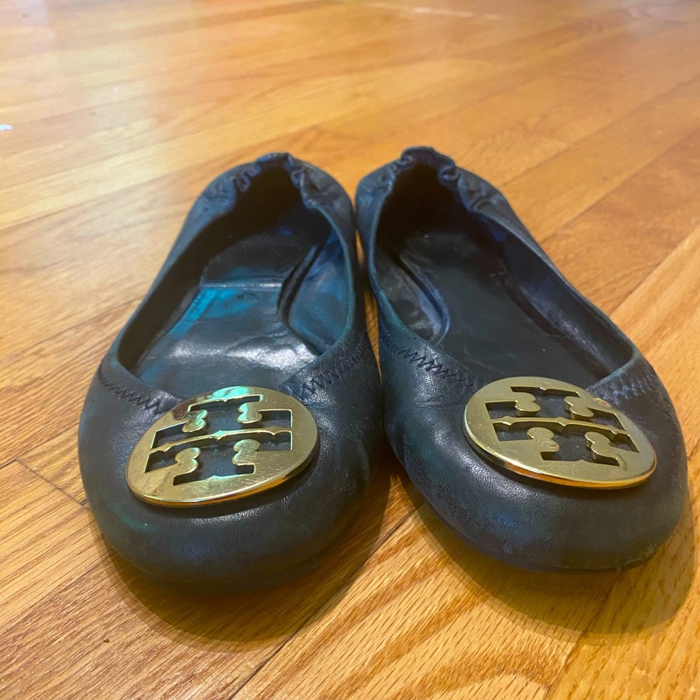 Tory Burch Reva flats black